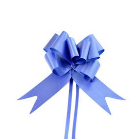 Large 30mm/3cm Ribbon Pull Bows Navy Blue for All Occation Decoration , 10PK