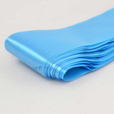 Large 30mm/3cm Ribbon Pull Bows Pale Blue for All Occation Decoration , 10PK
