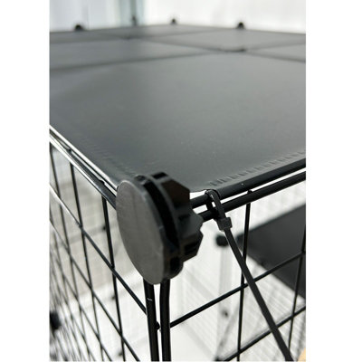 Large 4 Tier Cat Cage Playpen Enclosure Pet Kitten Kennel Metal Wire Crate Box - 5