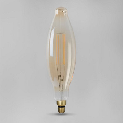 LARGE 4W E27 ES Vintage 3.5K BT120 LED Light Bulb 1800K Dimmable - SE Home