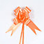 Large 50mm/5cm Ribbon Pull Bows for All Occation Decoration , Orange, 20PK