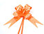 Large 50mm/5cm Ribbon Pull Bows for All Occation Decoration , Orange, 30PK