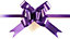 Large 50mm/5cm Ribbon Pull Bows for All Occation Decoration , Purple, 40PK
