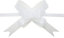 Large 50mm/5cm Ribbon Pull Bows for All Occation Decoration , White, 20PK