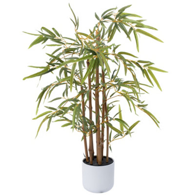 Large 90cm Lifelike Artificial Bamboo Plant Indoor Houseplant with