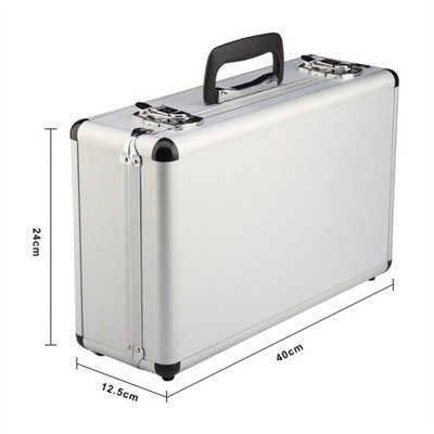 Large Aluminium Hard Flight Case Lockable Tool Camera Gun Storage Carry Box