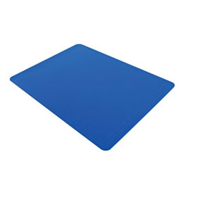 Large Anti Slip Blue Silicone Mat - 600 x 450mm - Easy to Clean Dishwasher Safe