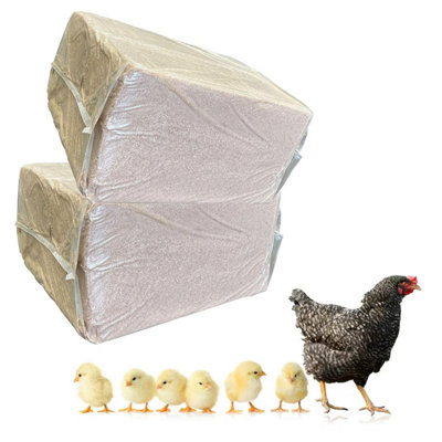 Large Bag Of Bale Mix 15kg Timber Softwood Shavings For Animal Bedding Ideal For Goose & Duck