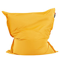 Large Bean Bag 140 x 180 cm Yellow FUZZY