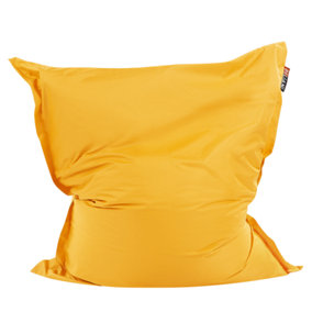 Large Bean Bag 140 x 180 cm Yellow FUZZY