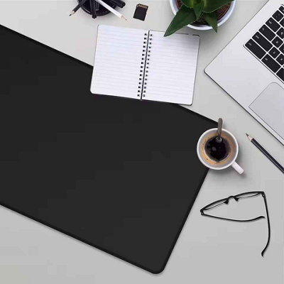 Large Black Gaming Mouse Pad 80x40 cm PC Desk Mat for Keyboard & Mouse