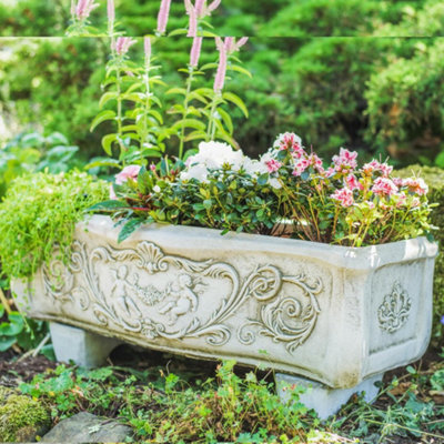 Large "Bow Front" Curved Decorative Trough