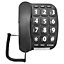 Large Buttoned Landline Telephone - Easy to Read - Flashing LED - Hands Free