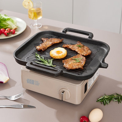 Cast iron camping griddle best sale