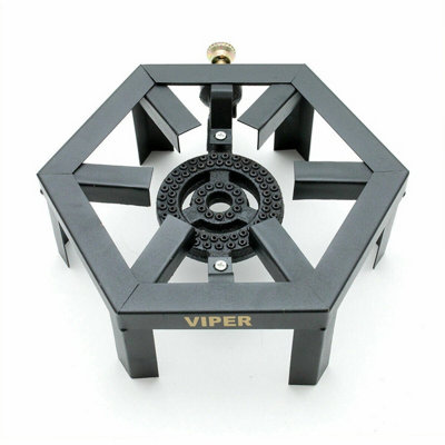 Large Cast Iron LPG Gas Burner Heavy Duty Boiling Ring for Catering ...