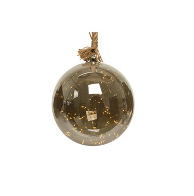 Large Christmas LED Globe Rope Light 50 Warm White LEDs In A 25cm