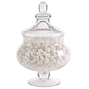 Large Clear Glass Jar Sweets  Chocolates 30cm
