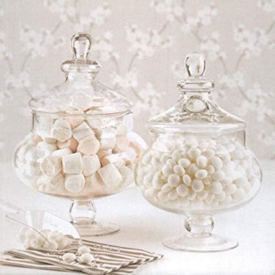 Large Clear Glass Jar Sweets  Chocolates 30cm