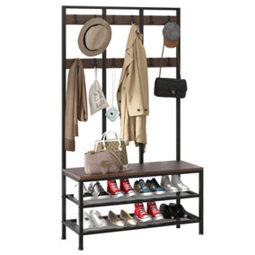 Large Coat Rack Stand Industrial Coat Stand for Bedroom