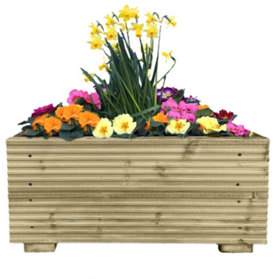 Large Decking Planter 1.2m L x 0.8m W x 4 Boards High
