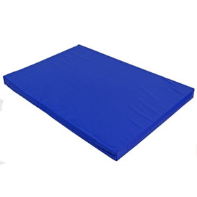Large Dog Bed Cage Crate Pet Waterproof Hygienic Bedding Tough Hardwearing Cushion Mat Blue