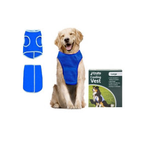 Large Dog Cooling Vest Pet Coat Jacket Breathable Instant Cooling