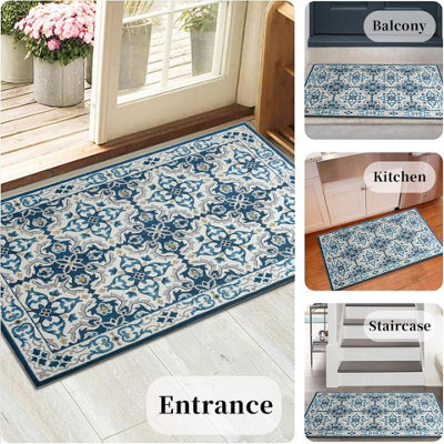 Large Door Mats Luxury Soft Modern Printed Traditional Floor Mats