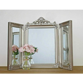 Large Dressing Table Trifold Mirror