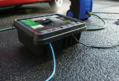 thumbnail image 2 of Outdoor Electrical Box, IP54 Weatherproof Extension Cord Cover With 6 Cable E 2 of 11