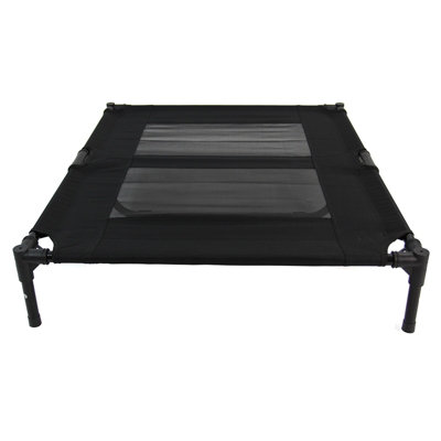 Large Elevated Dog Bed Pet Raised Camping Cot Indoor Outdoor Mesh with Canopy Cover - 5