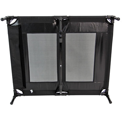 Large Elevated Dog Bed Pet Raised Camping Cot Indoor Outdoor Mesh with Canopy Cover - 7