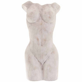 Large Female Figure Vase - Ceramic - L26 x W27 x H60 cm - Stone