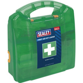 Large First Aid Kit - Durable Composite Case - Medical Emergency - BS8599-1