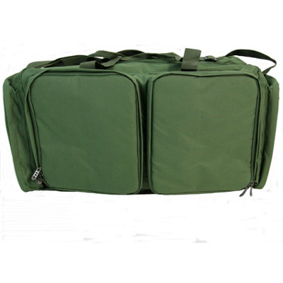 Large Fishing Tackle Bag Carryall Carp Coarse Fish Session Barrow Holdall Bait