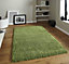 Large Fluffy Shaggy Area Rug - Elevate Your Home Decor with Lime Green Elegance (160x230 cm)