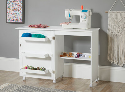 Crafting Storage Cabinet - Soft White