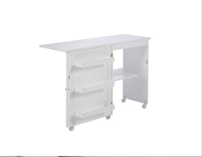 Large craft deals desk with storage