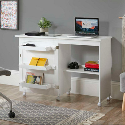 Craft storage cabinet with table hotsell