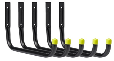 Large Garage Hooks, 30kg Load per Hook, for Hanging Ladders