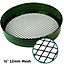 Large Garden Mesh Riddle Sieve Metal Strong Riddle for soil and potting shed sifting tool - 37cm - 12mm Mesh