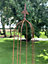 Large Garden Obelisk Plant Climbing Support Frame Natural Rust 2000mm
