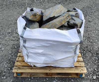 Large Garden Rockery / Pond Edging Stones - Welsh Slate 450-600mm