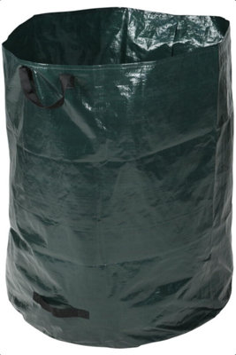 Large Garden Waste Collapsible Bag Heavy Duty with Handles 270L Max 20kg Reuse Recycle Home