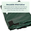 Large Garden Waste Collapsible Bag Heavy Duty with Handles 270L Max 20kg Reuse Recycle Home