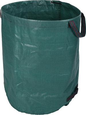 Large Garden Waste Collapsible Bag Heavy Duty with Handles 270L Max 20kg Reuse Recycle Home