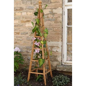 Large Garden Wooden Obelisk Arch Heavy Duty Strong For Roses Climbing Plants