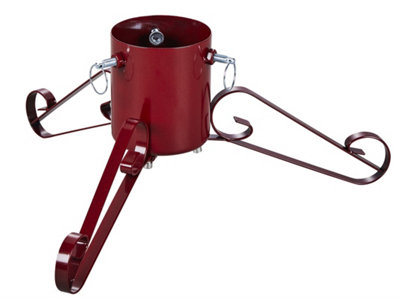 Large Glitter Red Christmas Tree Stand