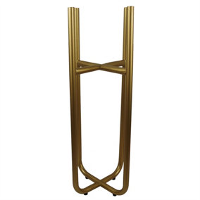 Large Gold Planter Stand (Planter not included) 62cm x 18cm