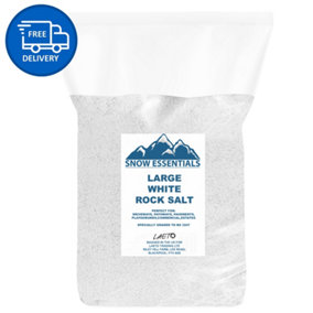 Large Grit White Rock Salt Deicing For Snow & Ice by Laeto Snow Essentials - FREE DELIVERY INCLUDED