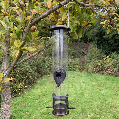 Large Hanging Bird Seed Feeder For Garden Birds